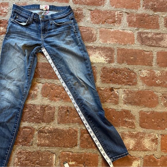 Current/Elliott Blue The Stiletto Townie Skinny Distressed Jeans size 25 - Picture 9 of 16
